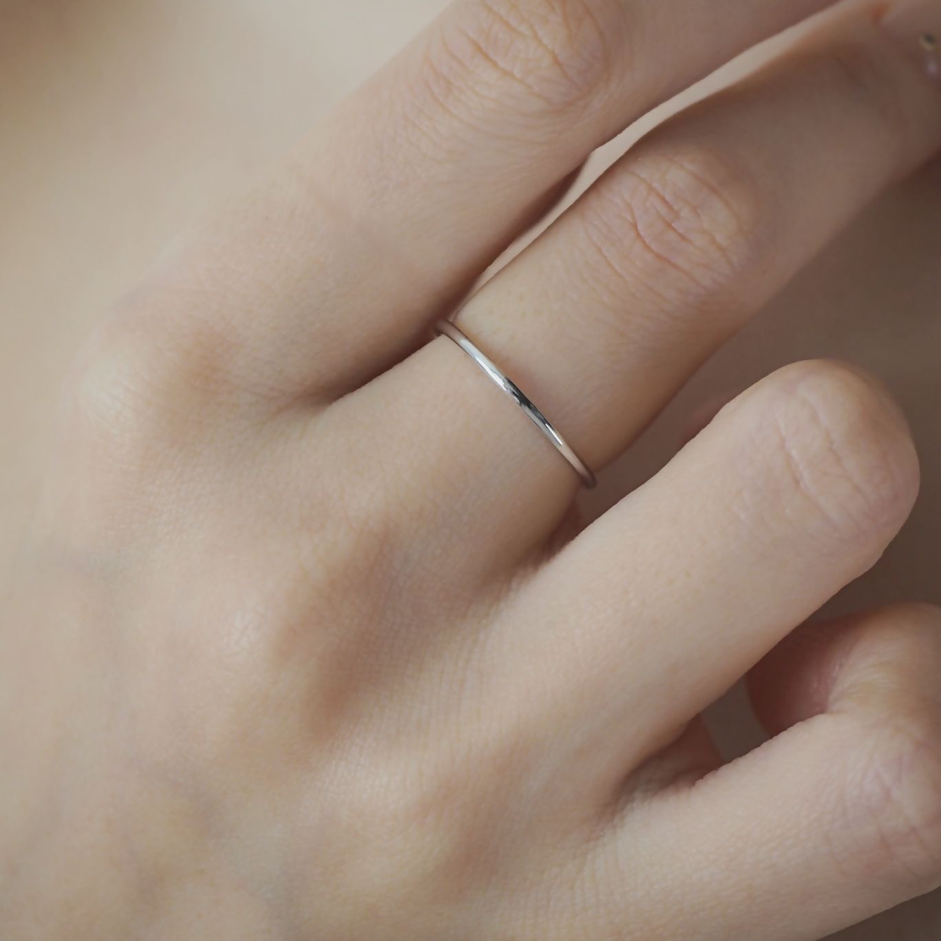 Normal Ring WG ノーマルリング ホワイトゴールド