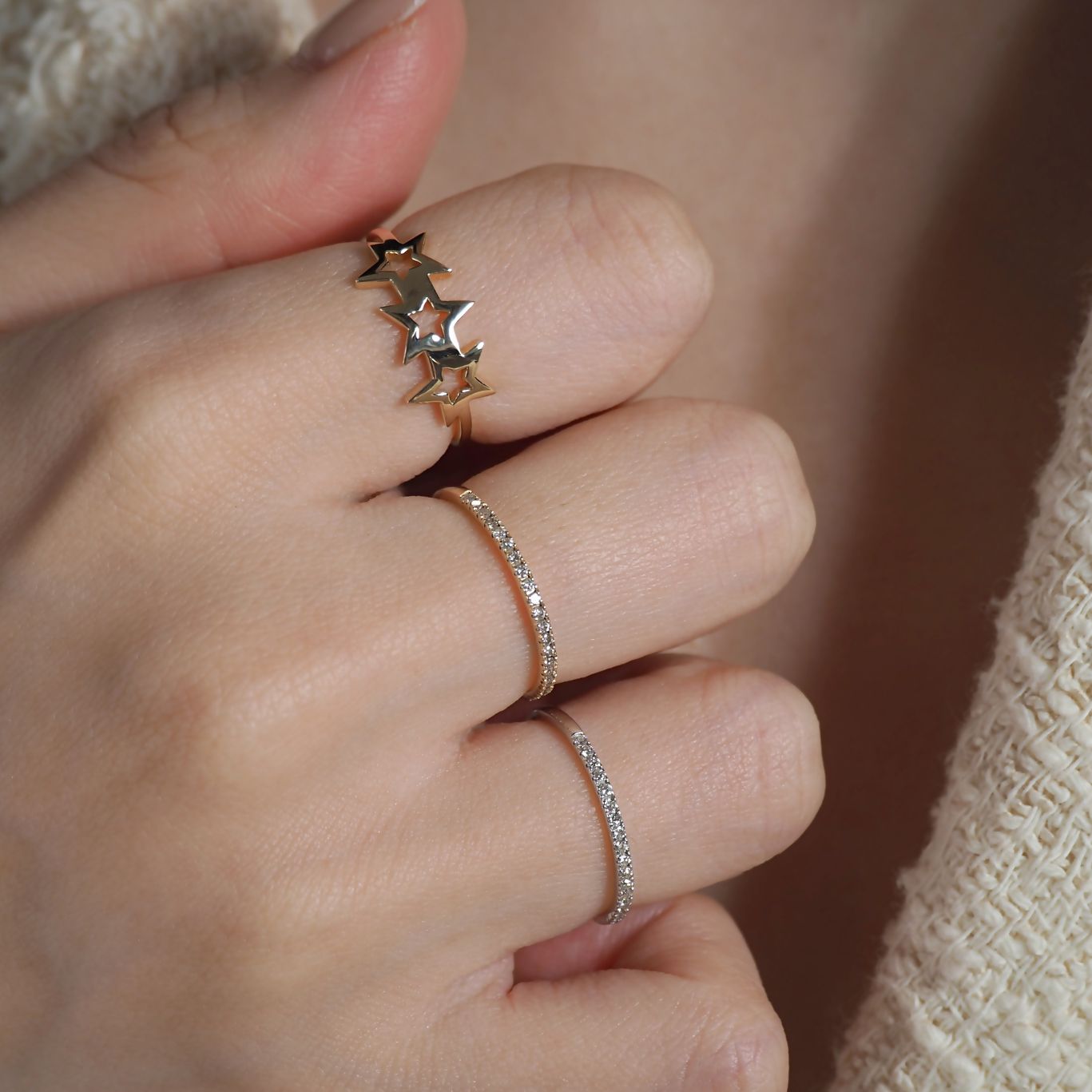 Three Star Ring スリースターリング