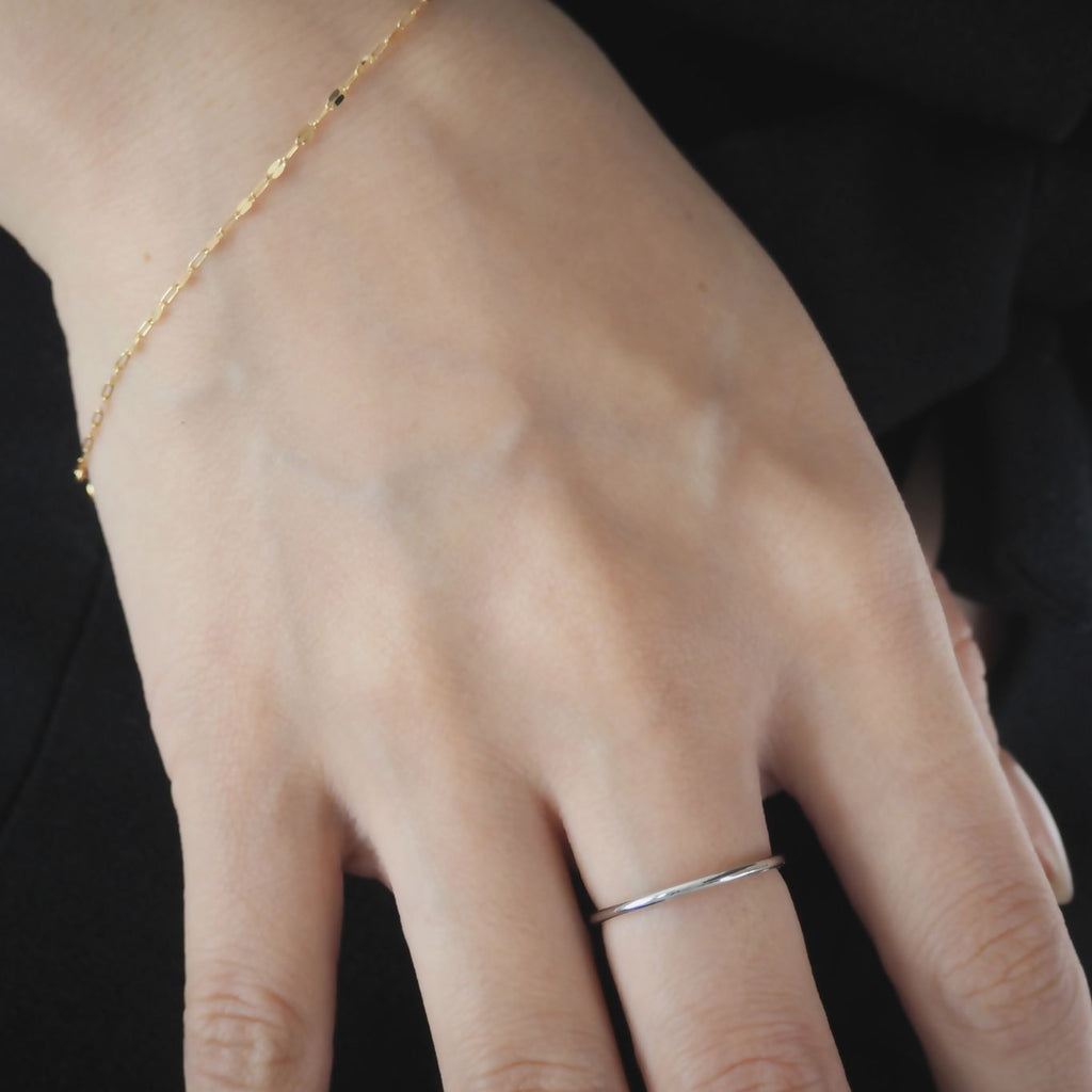 Normal Ring WG ノーマルリング ホワイトゴールド