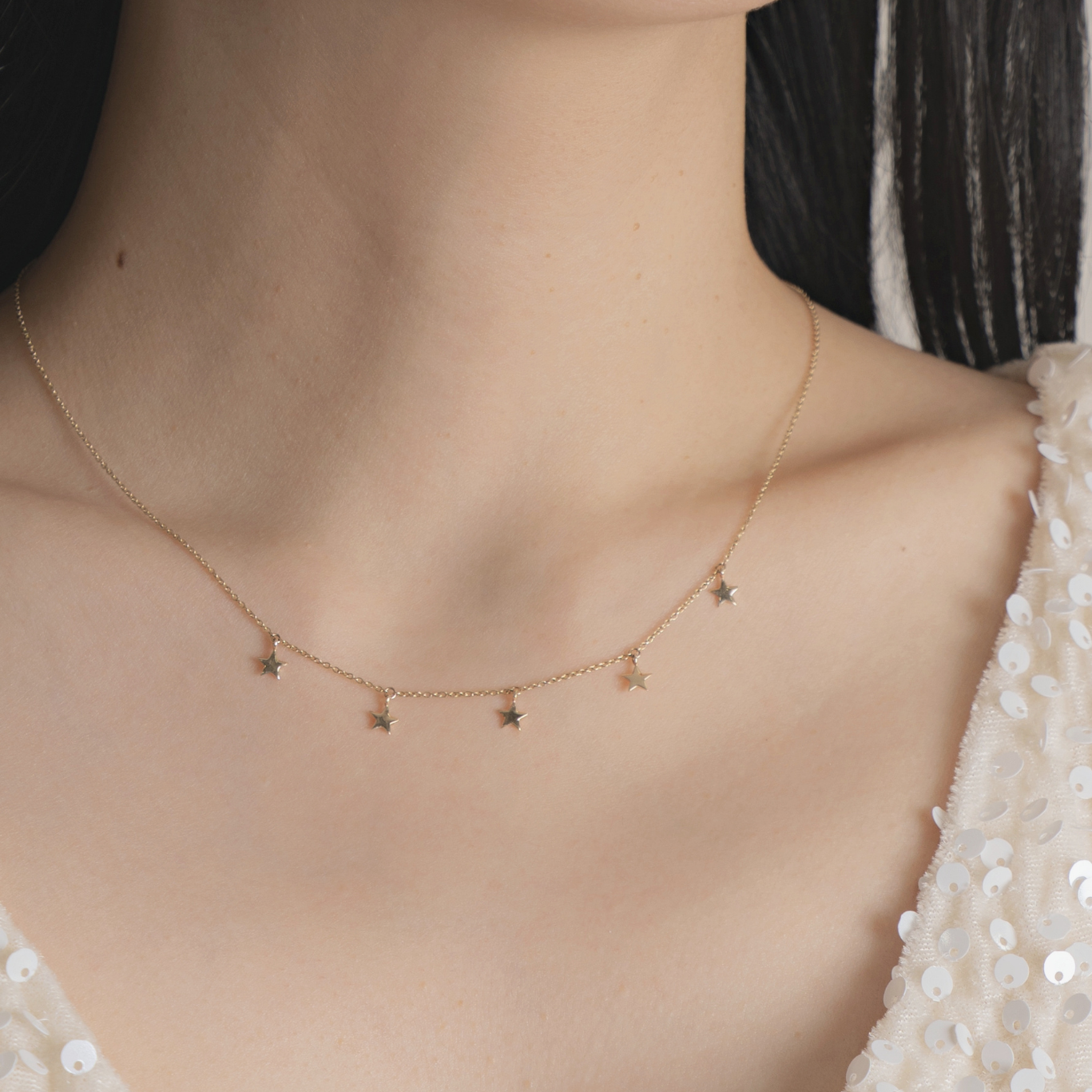 Five Star Necklace ファイブスターネックレス