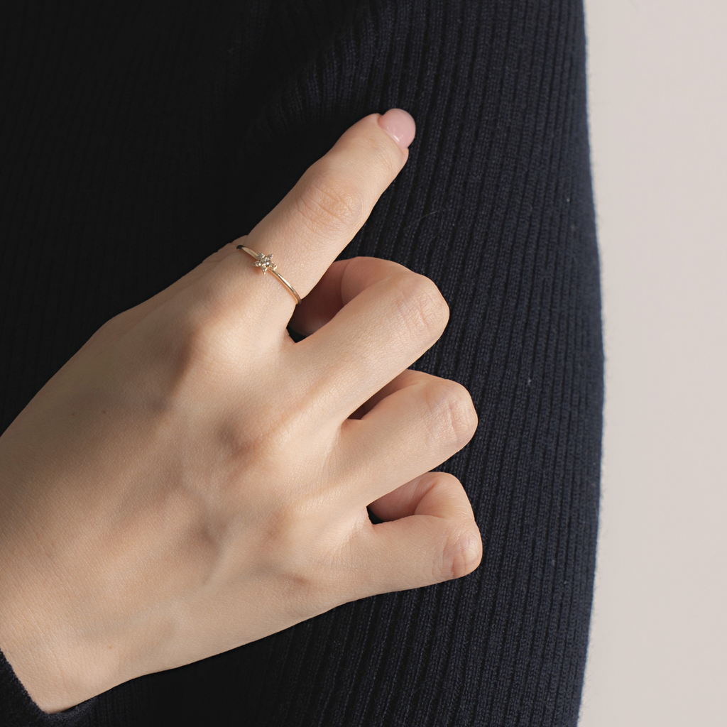Star Petit Diamond Ring スタープチダイヤモンドリング
