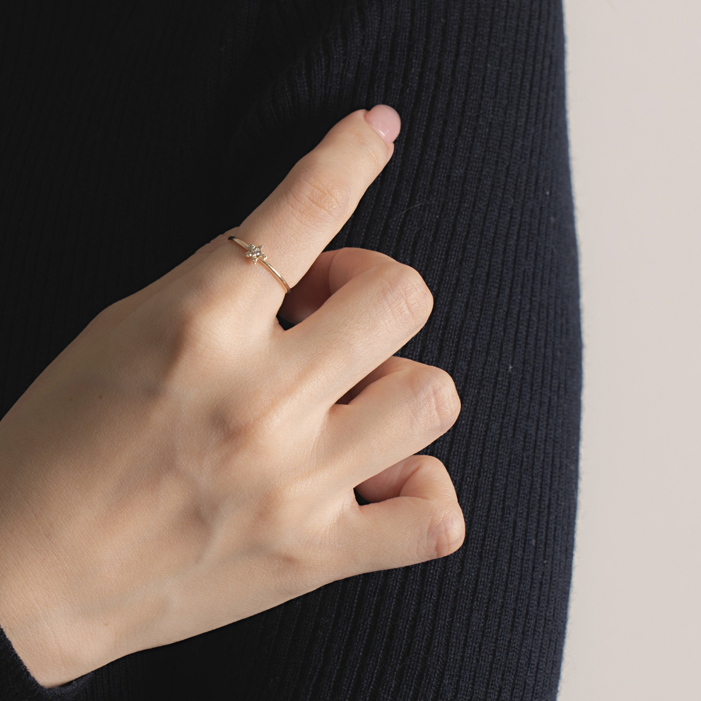 Star Petit Diamond Ring スタープチダイヤモンドリング