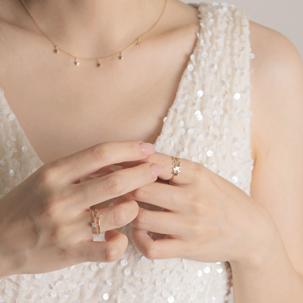 Star Petit Diamond Ring スタープチダイヤモンドリング
