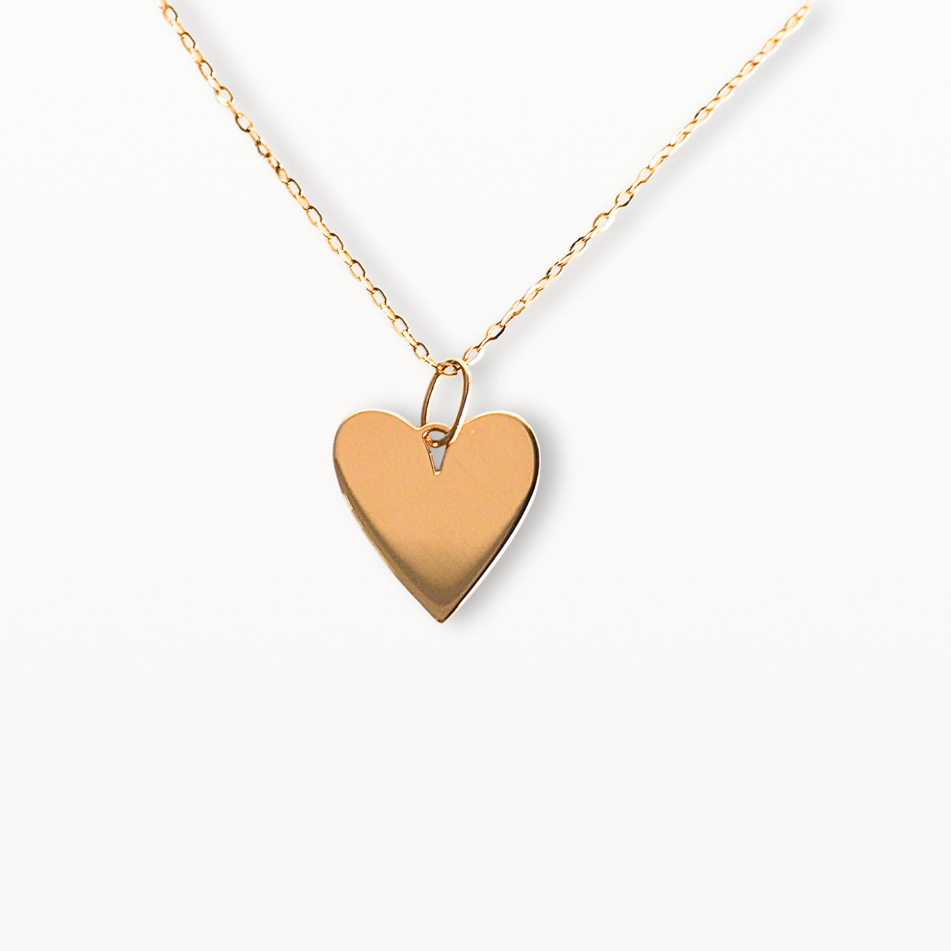 K14 2WAY Heart Pendant Necklace