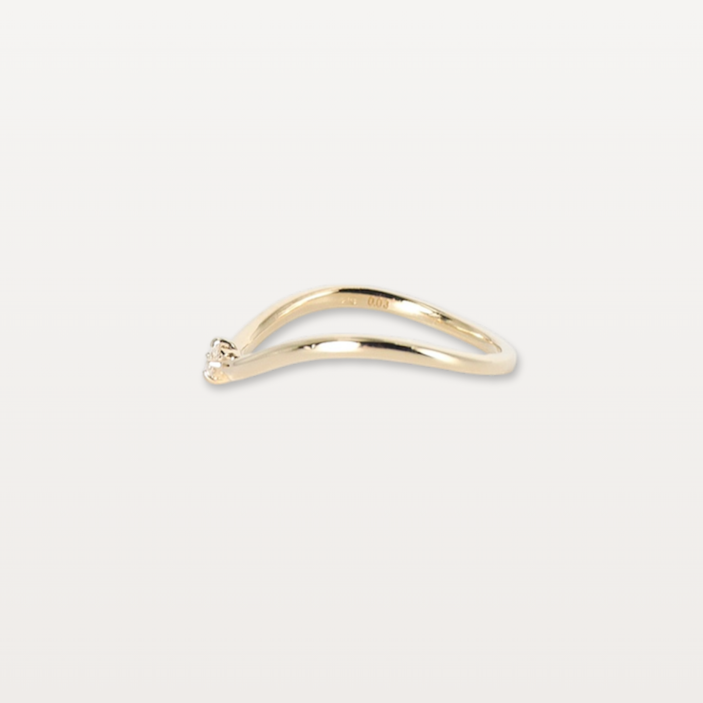 Layer Ring - 1 diamond