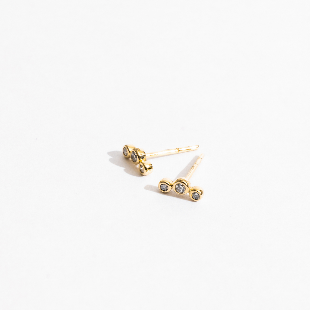 Triple Diamond Earring トリプルダイヤモンドイヤリング