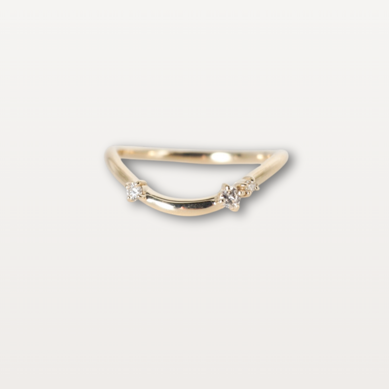 Layer Ring - 3 diamond