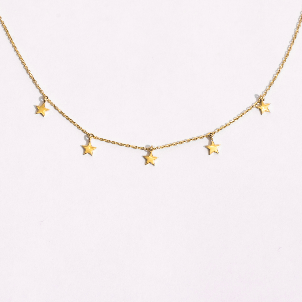 【即納】Five Star Necklace ファイブスターネックレス