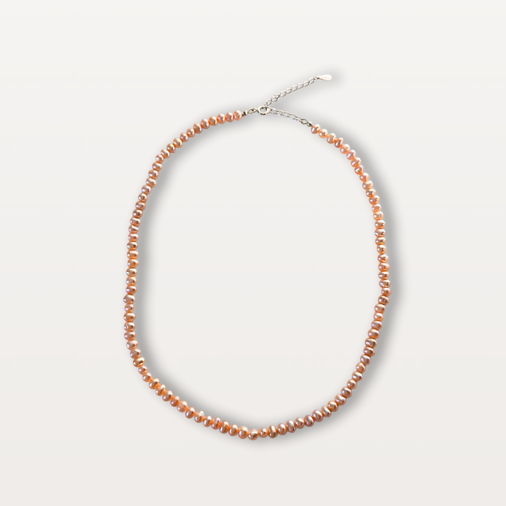 【即納】Pink Pearl Necklace
