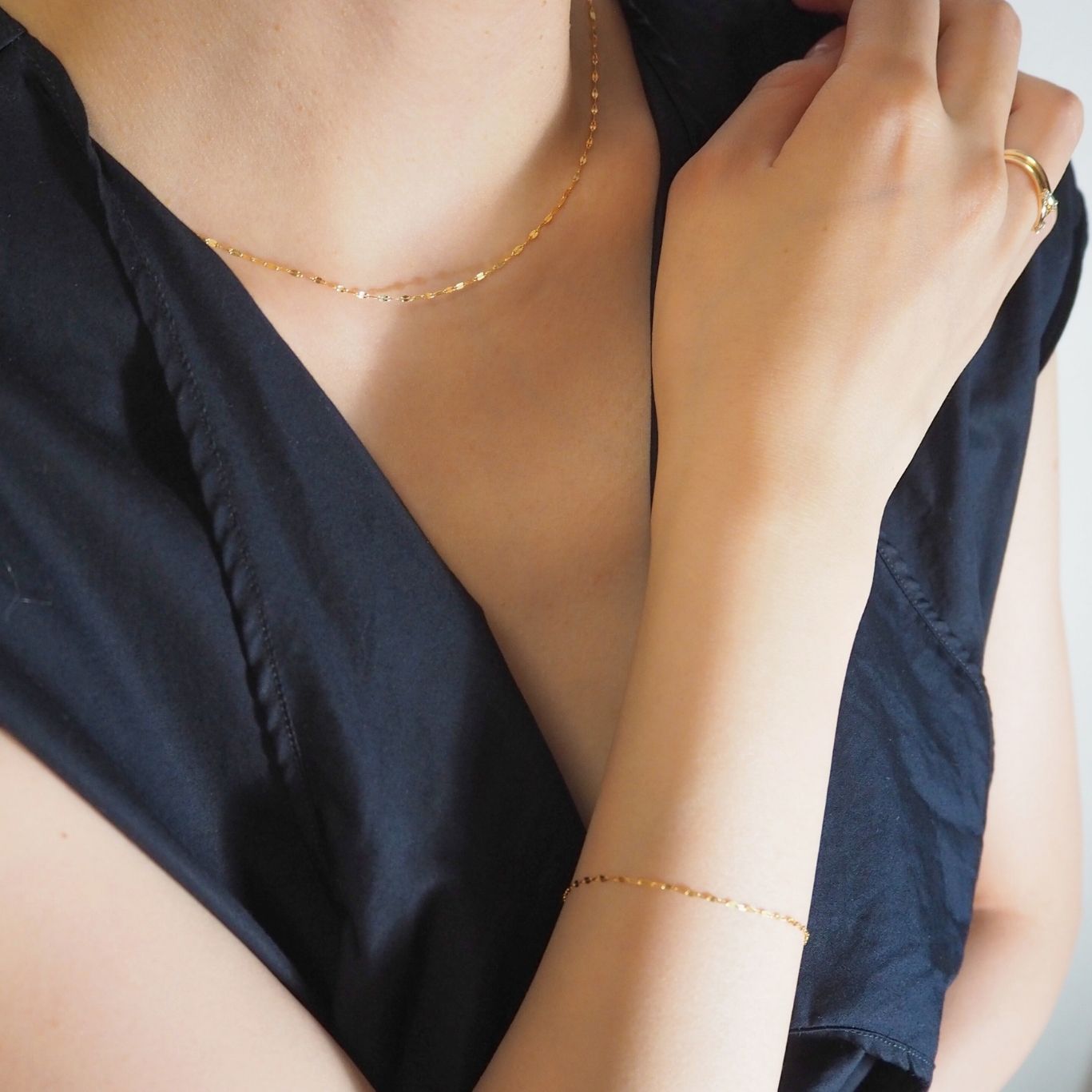 【即納】Amulet-pedal chain necklace