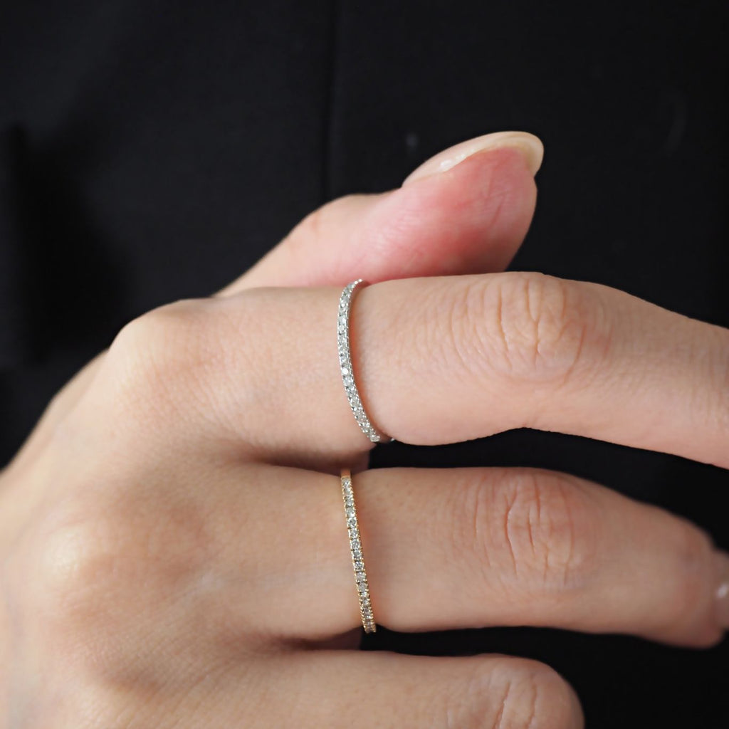 Half Eternity Ring ハーフエタニティリング ホワイトゴールド