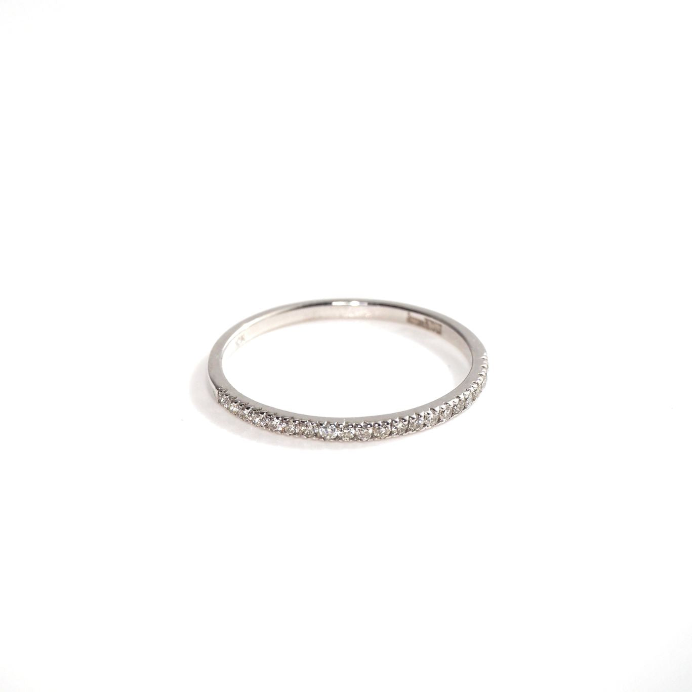 Half Eternity Ring ハーフエタニティリング ホワイトゴールド