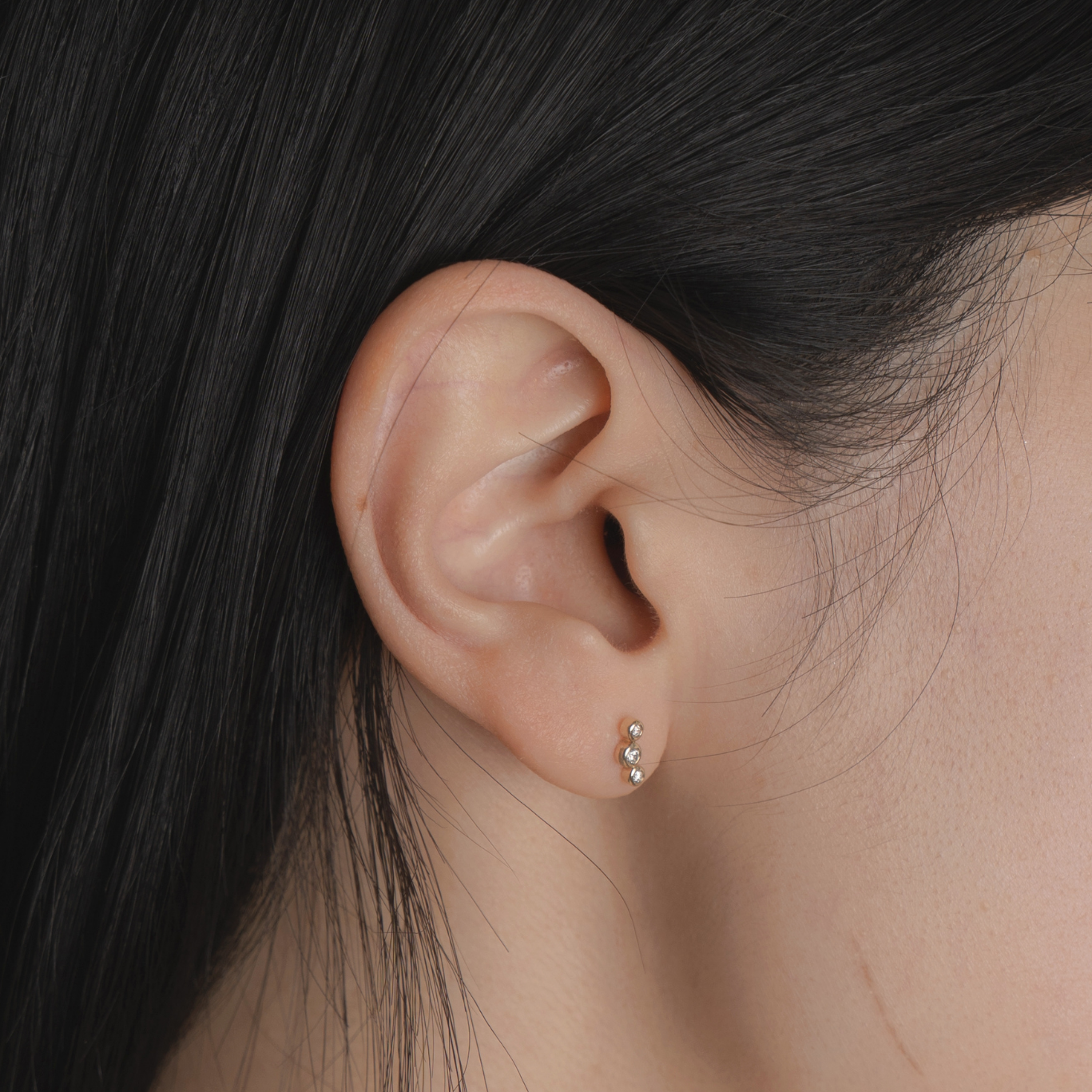Triple Diamond Earring トリプルダイヤモンドイヤリング