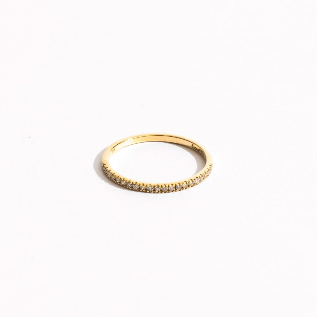Half Eternity Ring ハーフエタニティリング イエローゴールド