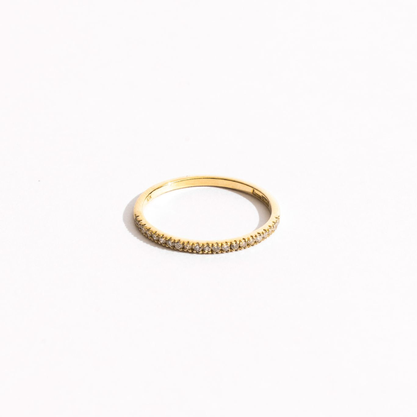 Half Eternity Ring ハーフエタニティリング イエローゴールド
