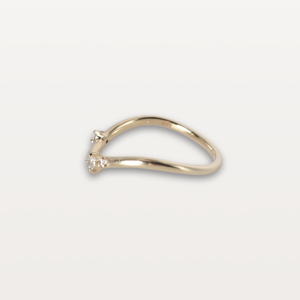 【5/26 23:59受注終了】Layer Ring - 3 diamond レイヤーリング 3ダイヤモンド
