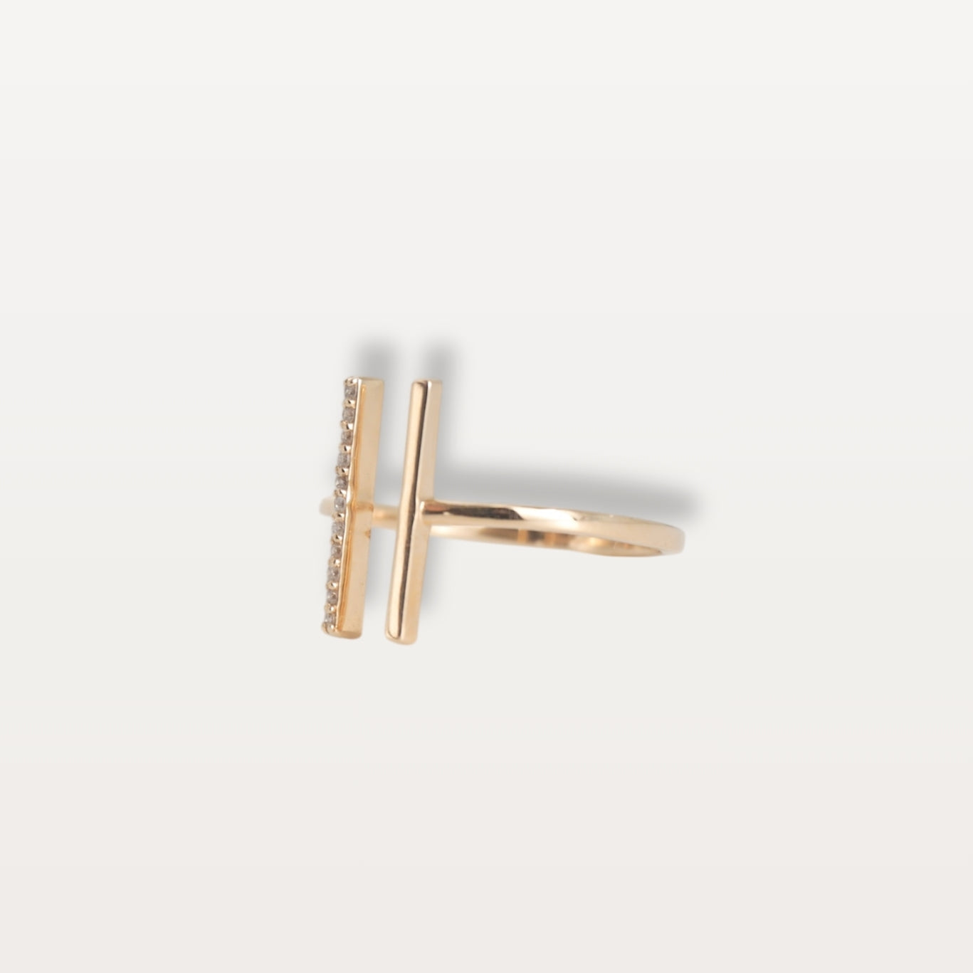 One Side Diamond Ring ワンサイドダイヤモンドリング