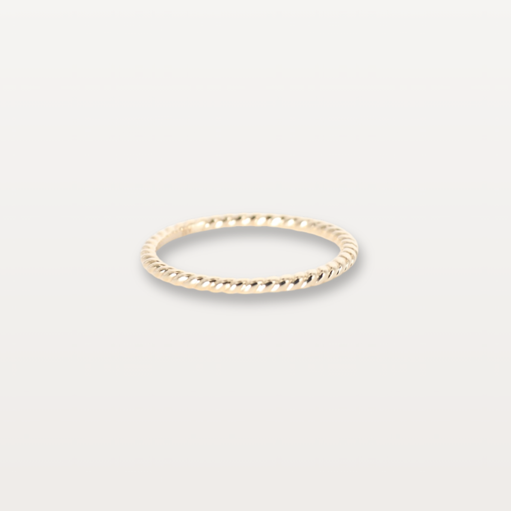 Rope Ring YG ロープリング イエローゴールド