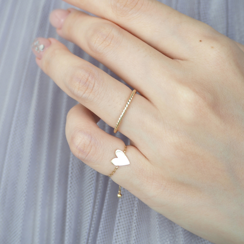 Rope Ring YG ロープリング イエローゴールド