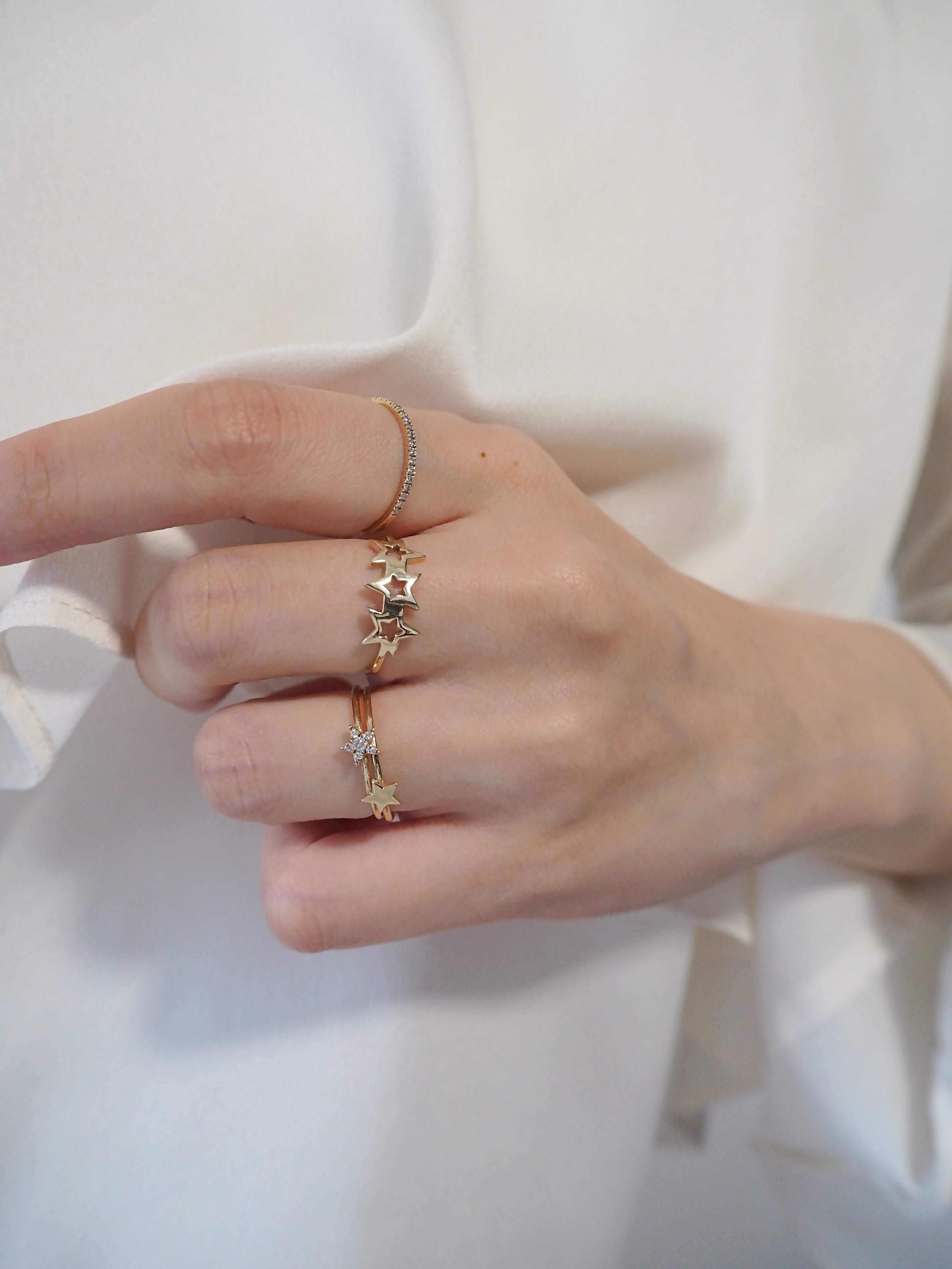Star Petit Gold Ring スタープチゴールドリング