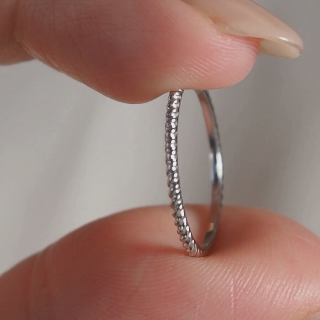 Rope Ring WG ロープリング ホワイトゴールド