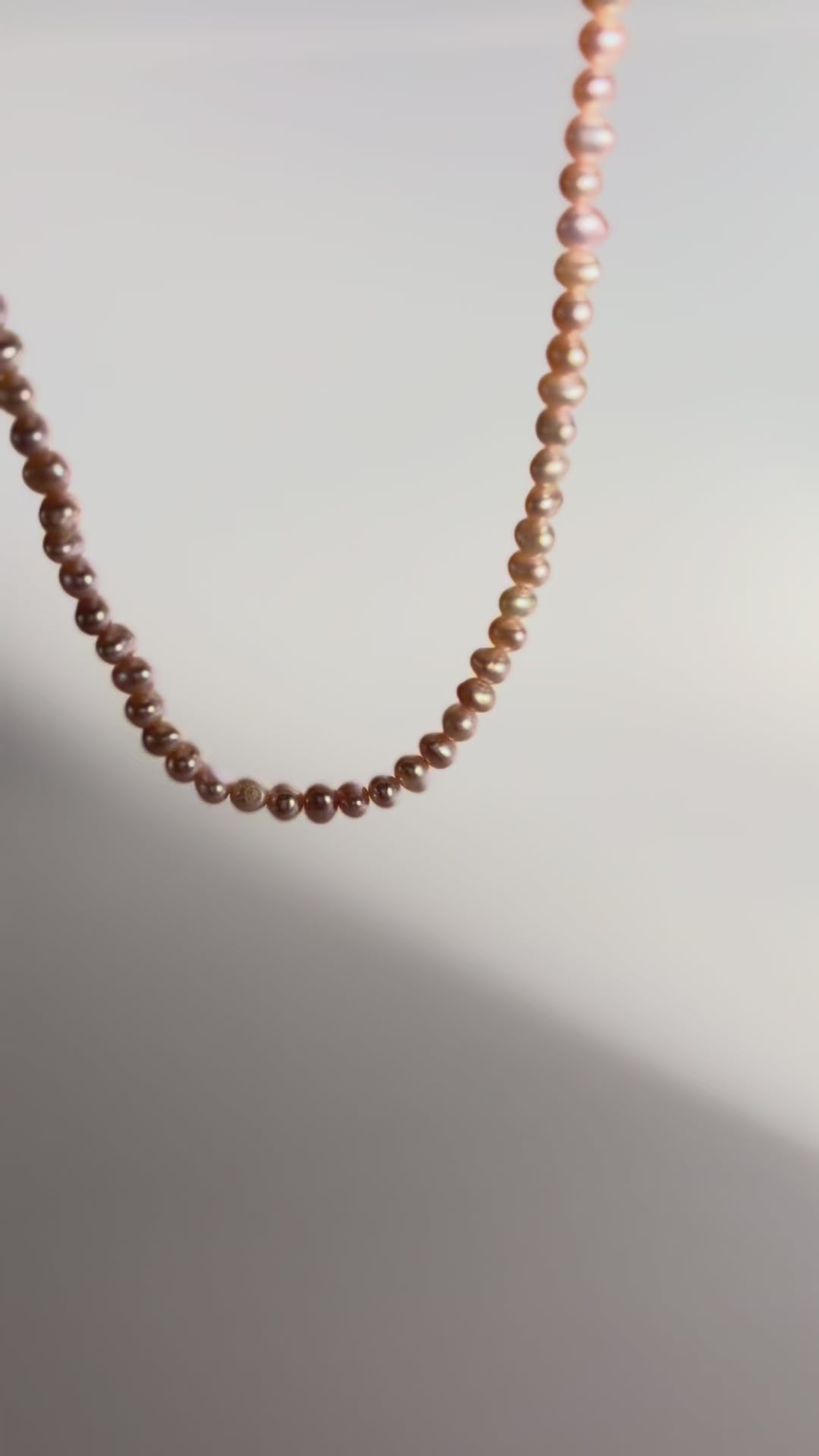 【即納】Pink Pearl Necklace
