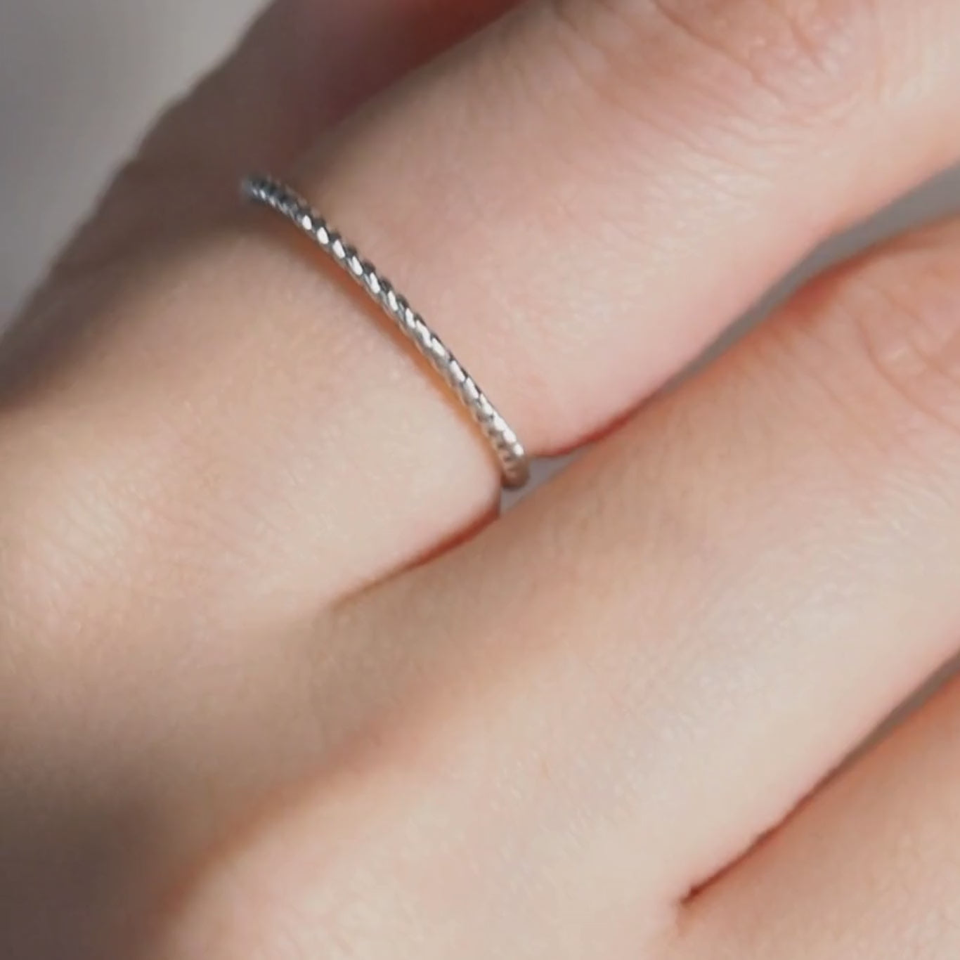 Rope Ring WG ロープリング ホワイトゴールド